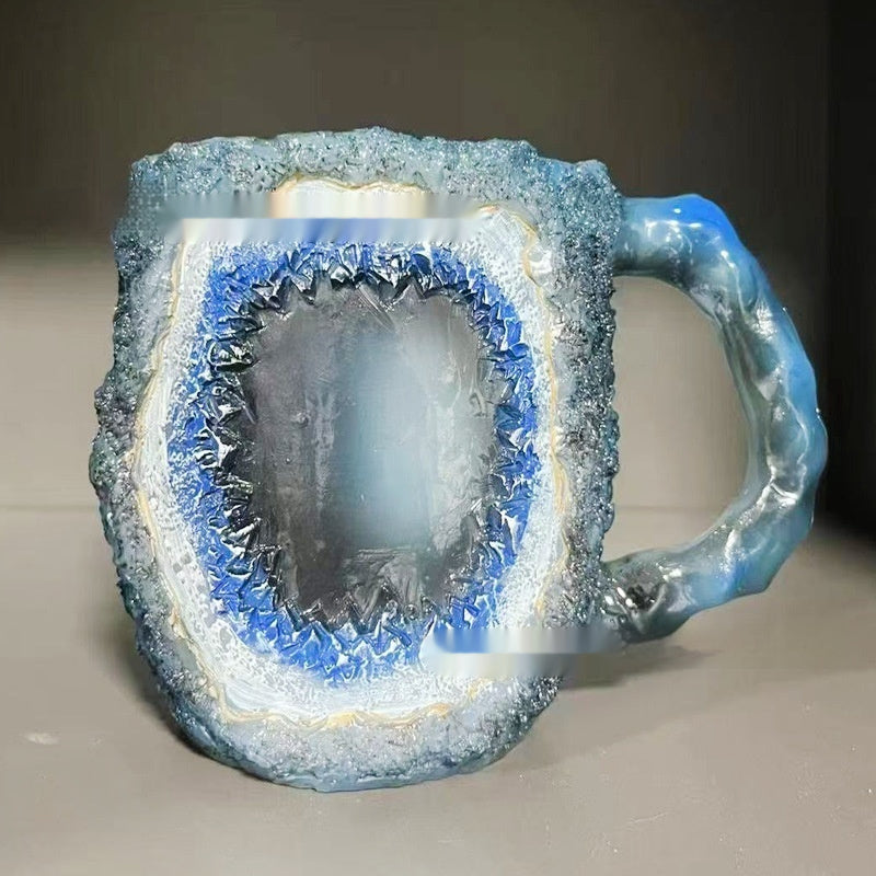 400ml Resin Mineral Crystal Coffee Mugs Home Decor Kitchen Gadgets