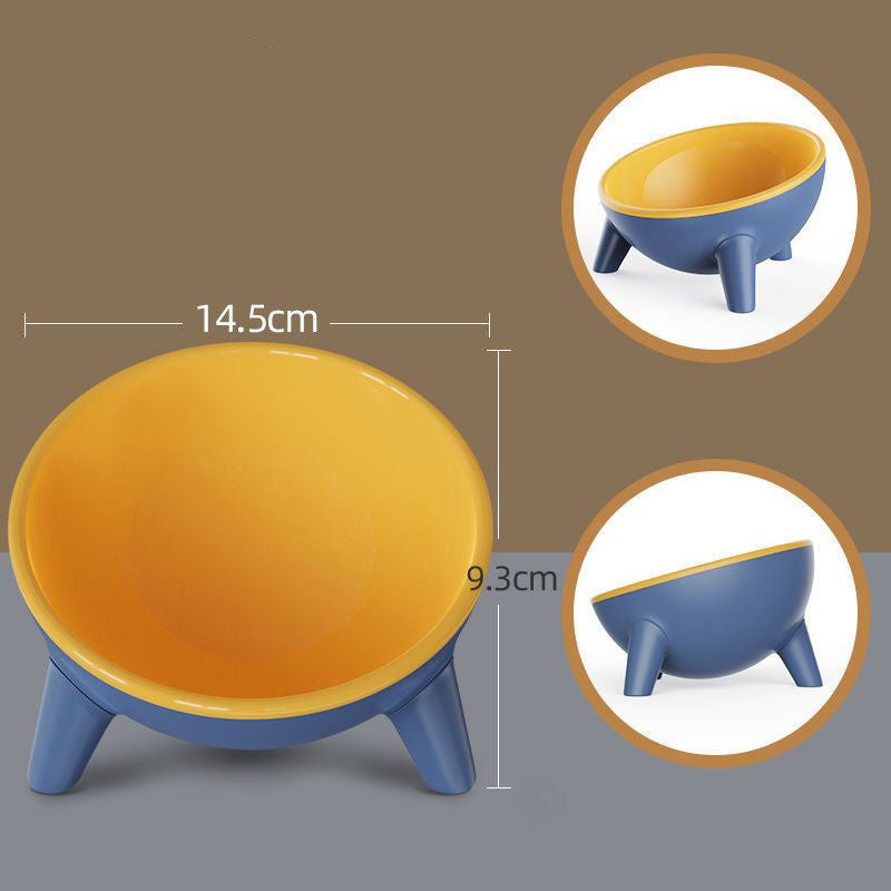 Cat Dog Bowl With Stand Pet Feeding, Nordic Color Feeder, Pet Accessories