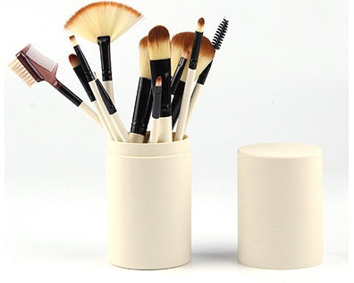 12pcs Complete Makeup Brush Set