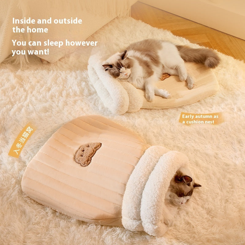 Sleeping Bag Warm Cat Nest