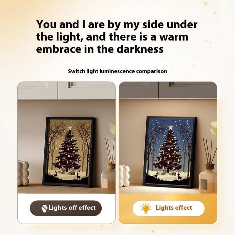 2024 New Luminous Christmas Tree Bluetooth Speaker Art Lighting