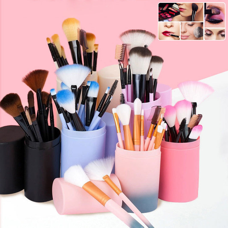 12pcs Complete Makeup Brush Set
