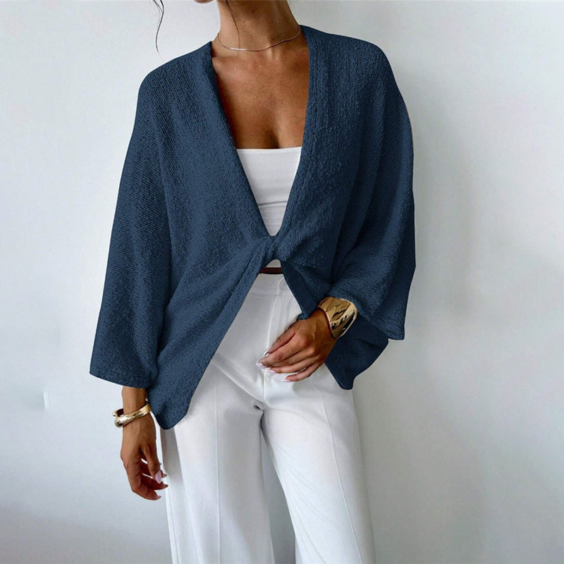 Criss-Cross Knit Sweater – Kybele Autumn 2025