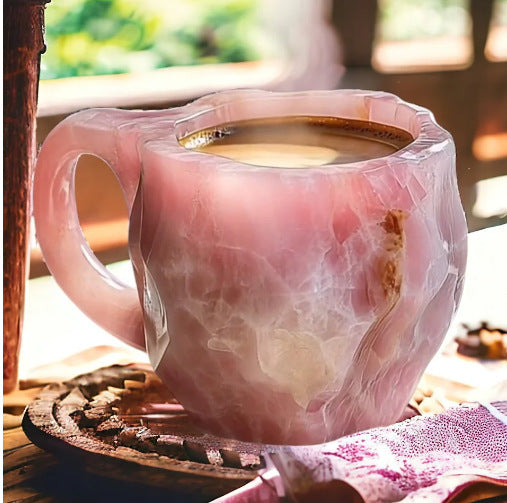 400ml Resin Mineral Crystal Coffee Mugs Home Decor Kitchen Gadgets