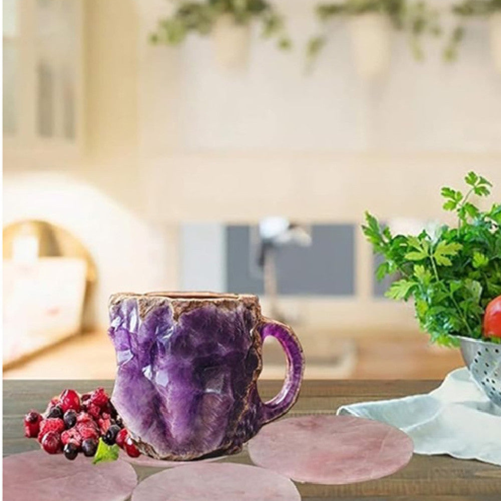400ml Resin Mineral Crystal Coffee Mugs Home Decor Kitchen Gadgets