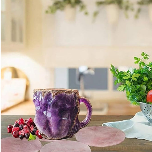 400ml Resin Mineral Crystal Coffee Mugs Home Decor Kitchen Gadgets