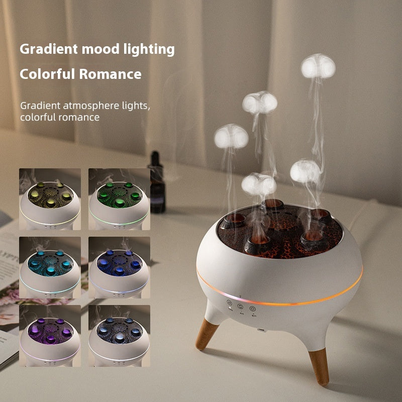 Intelligent Jellyfish Ultrasonic Air Humidifier Aroma Diffuser
