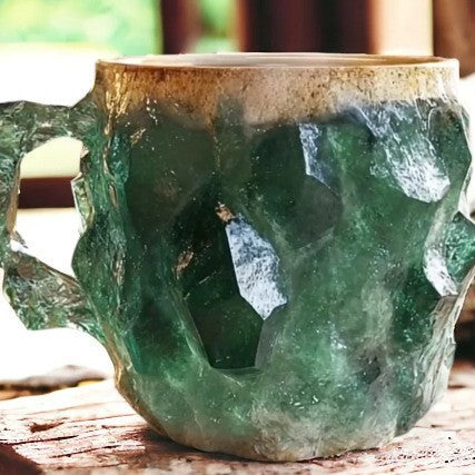 400ml Resin Mineral Crystal Coffee Mugs Home Decor Kitchen Gadgets