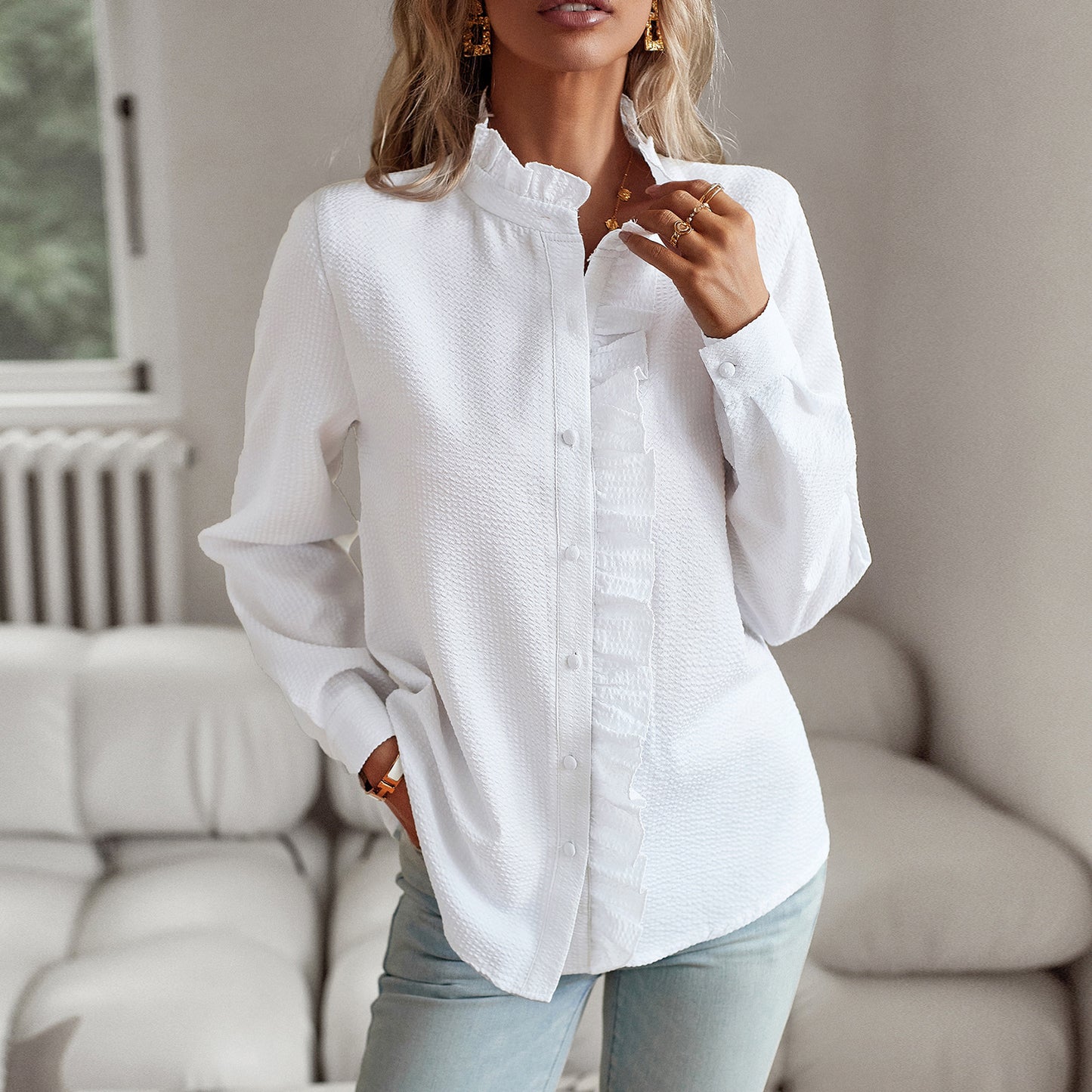 Elegant Striped Shirt – Kybele Autumn 2025