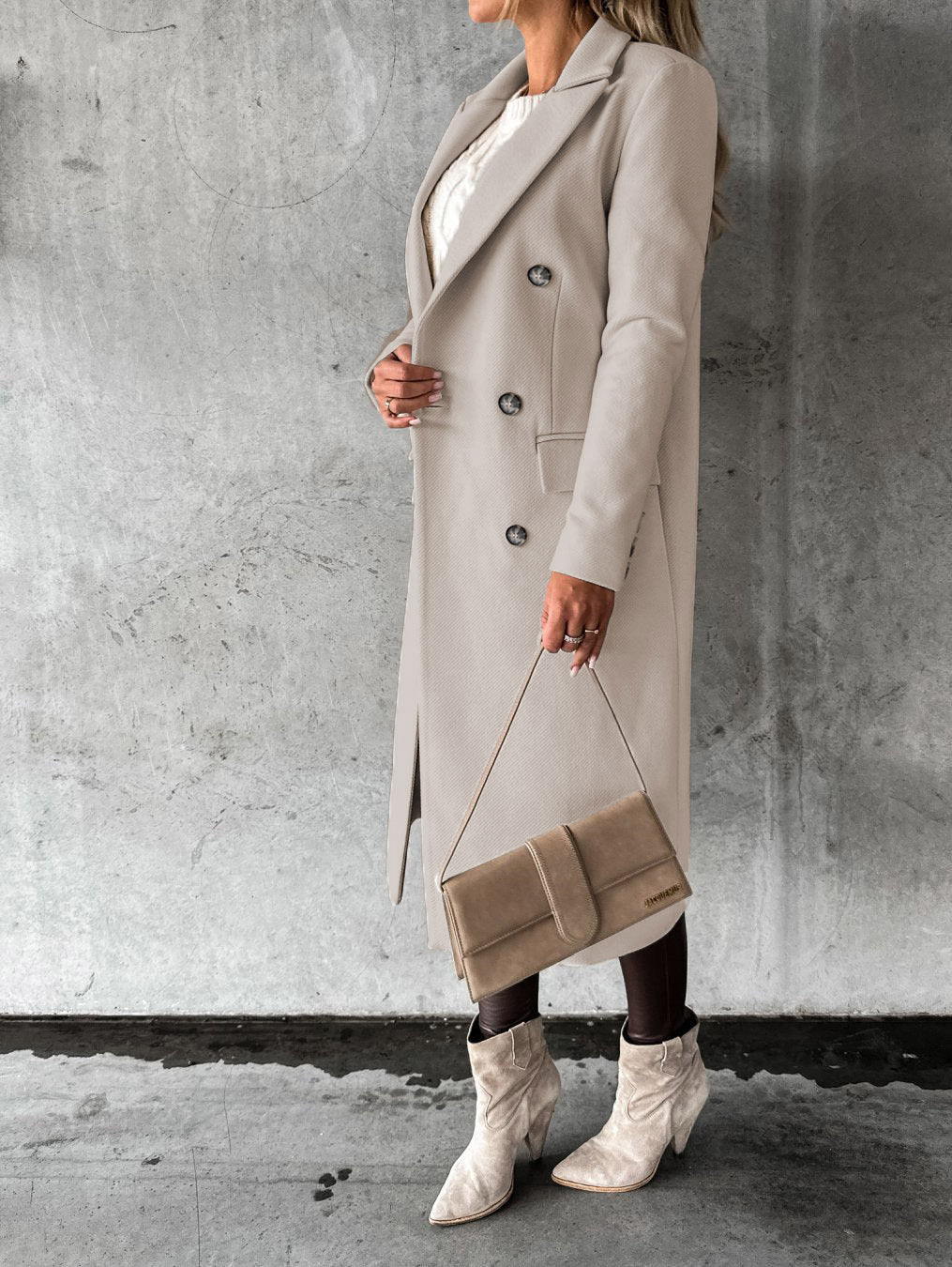 Timeless Lapel Long Coat – Kybele Autumn 2025
