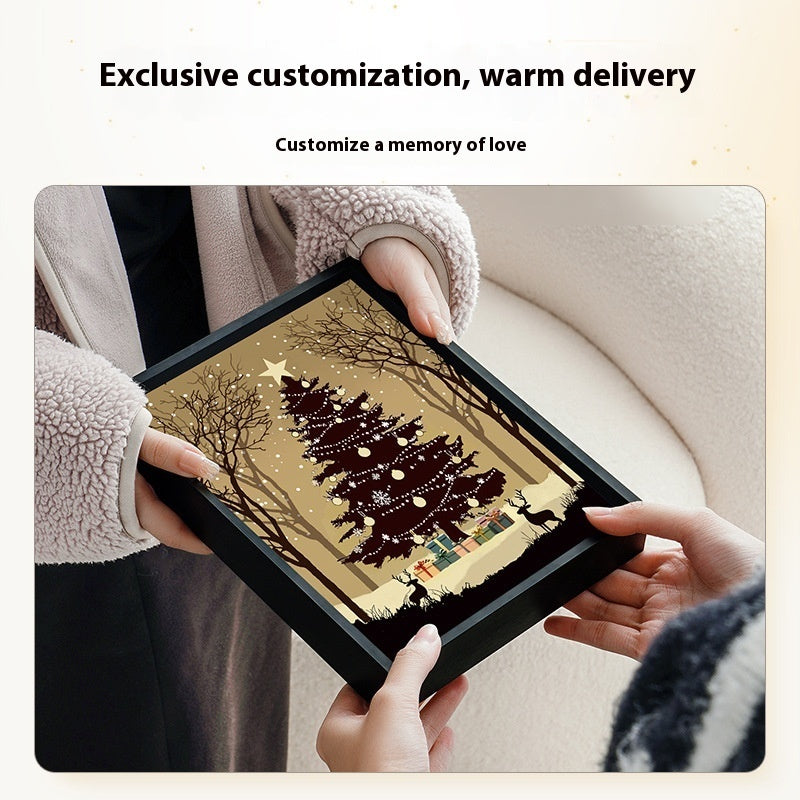 2024 New Luminous Christmas Tree Bluetooth Speaker Art Lighting