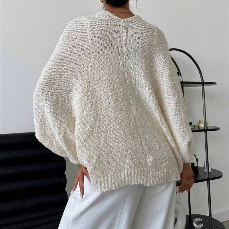 Criss-Cross Knit Sweater – Kybele Autumn 2025