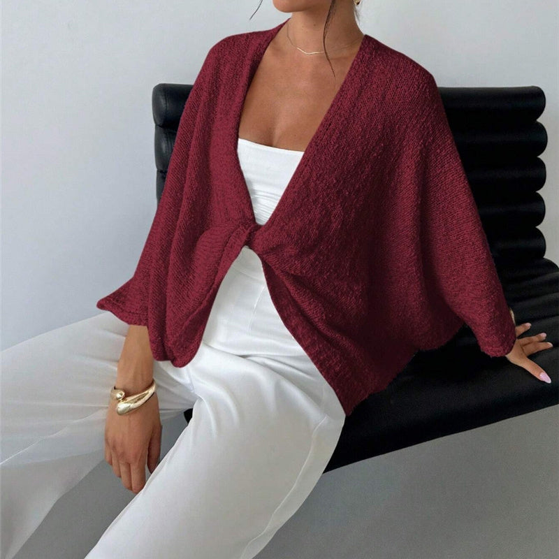 Criss-Cross Knit Sweater – Kybele Autumn 2025