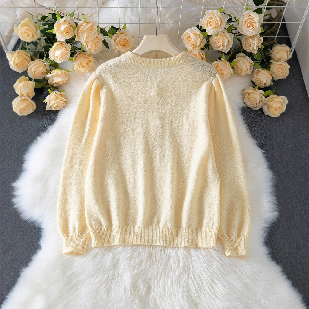 Refined Crochet Knit Coat – Kybele Autumn 2025